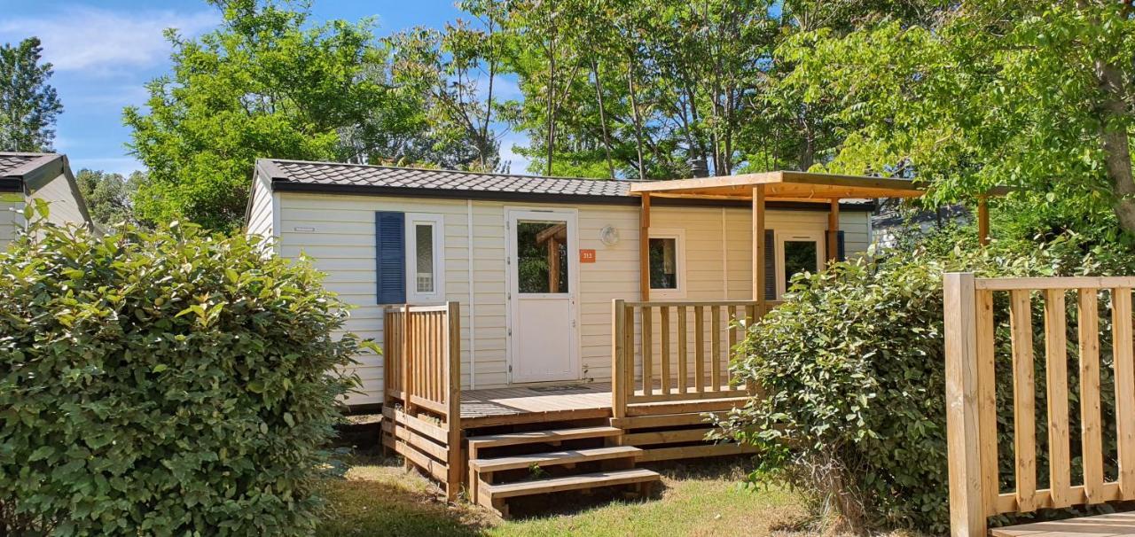 Mobil Home Climatise 6 Personnes ลาโรคด็องเตรง ภายนอก รูปภาพ